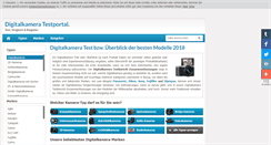 Desktop Screenshot of digitalkamera-testportal.com