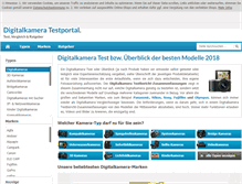 Tablet Screenshot of digitalkamera-testportal.com